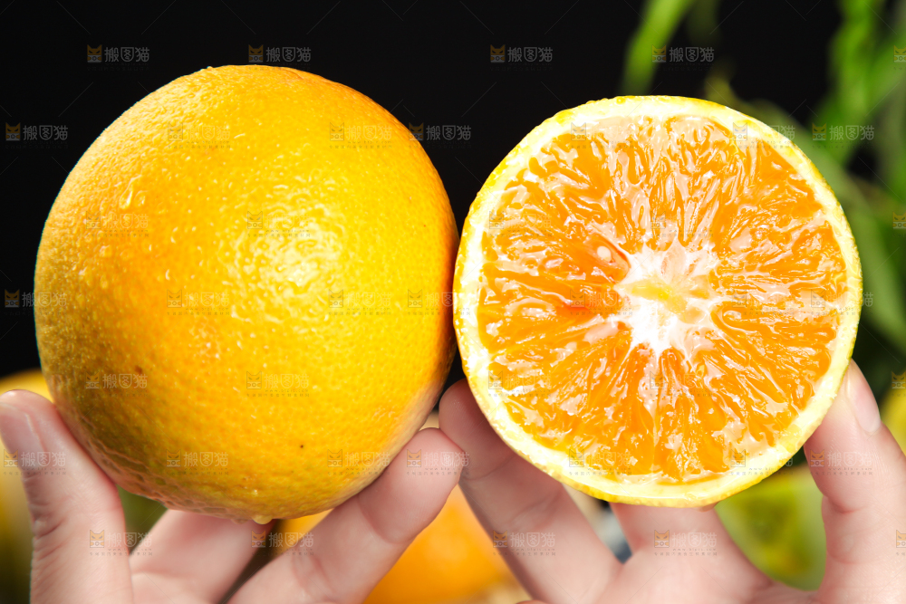 深底上放着夏橙