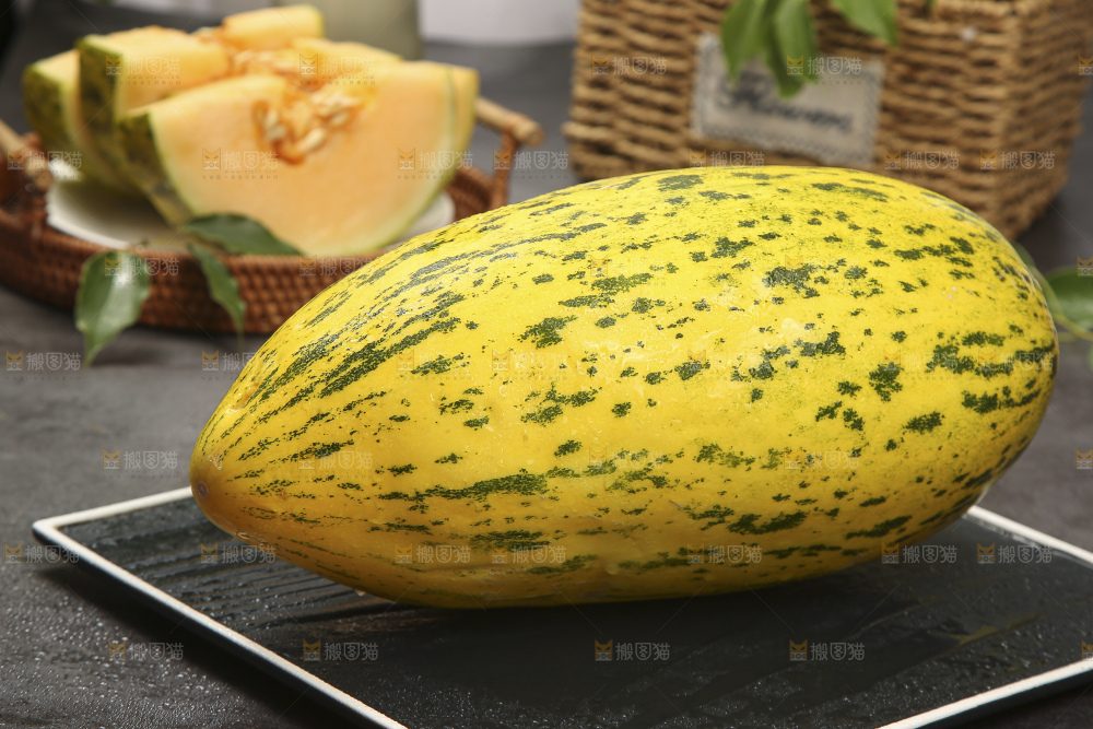 深底上的新疆伽师瓜