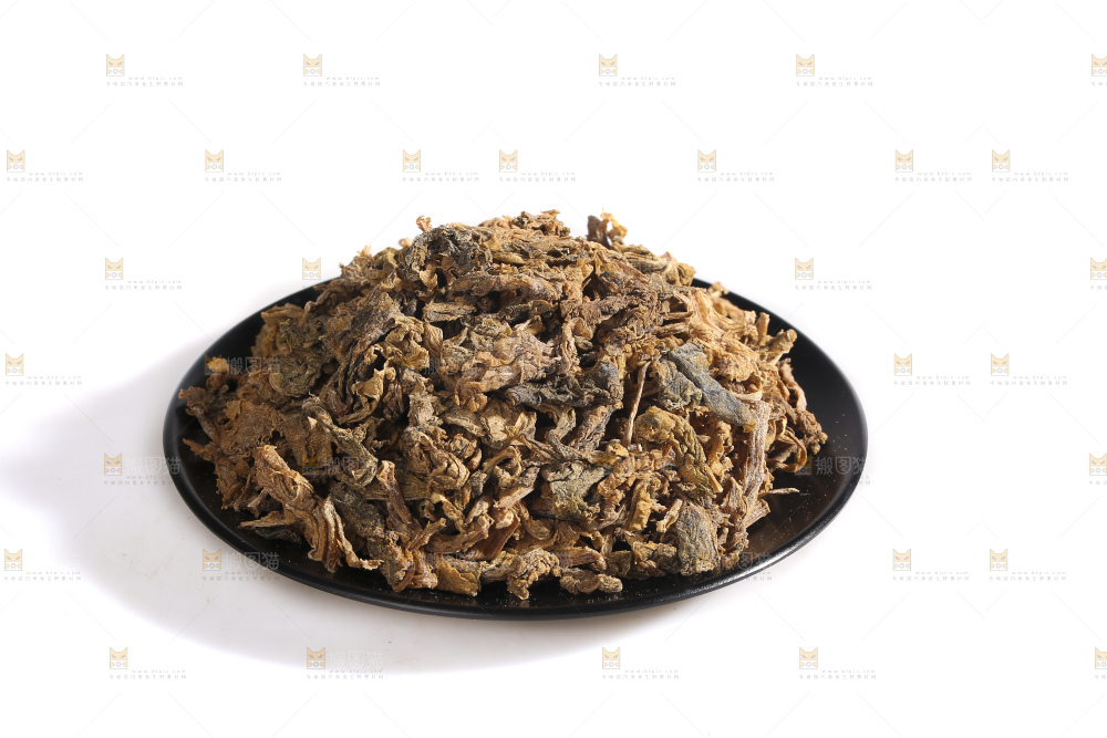 白底上的梅干菜