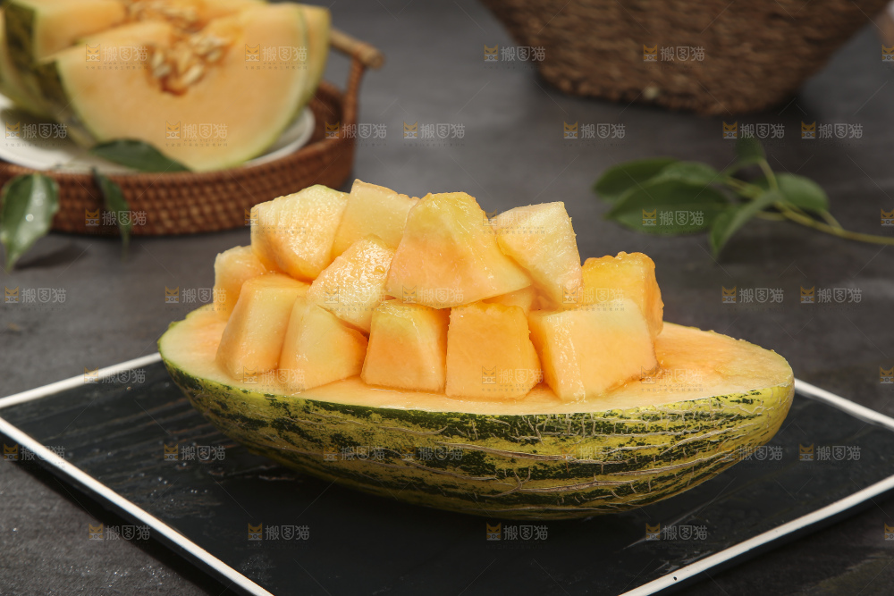 深底上的新疆伽师瓜