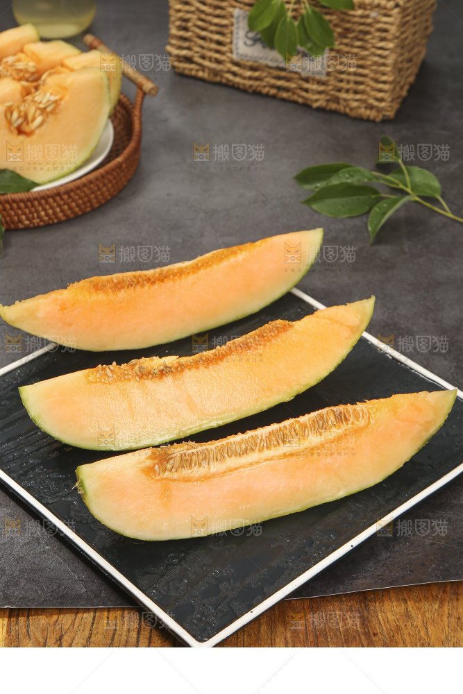 深底上的新疆伽师瓜