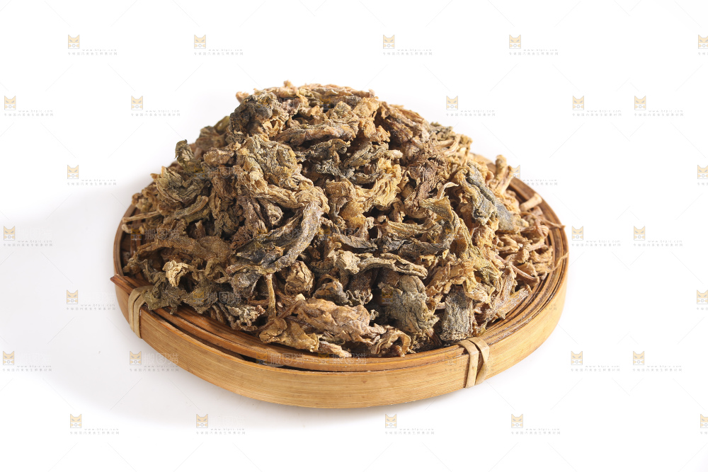 白底上的梅干菜