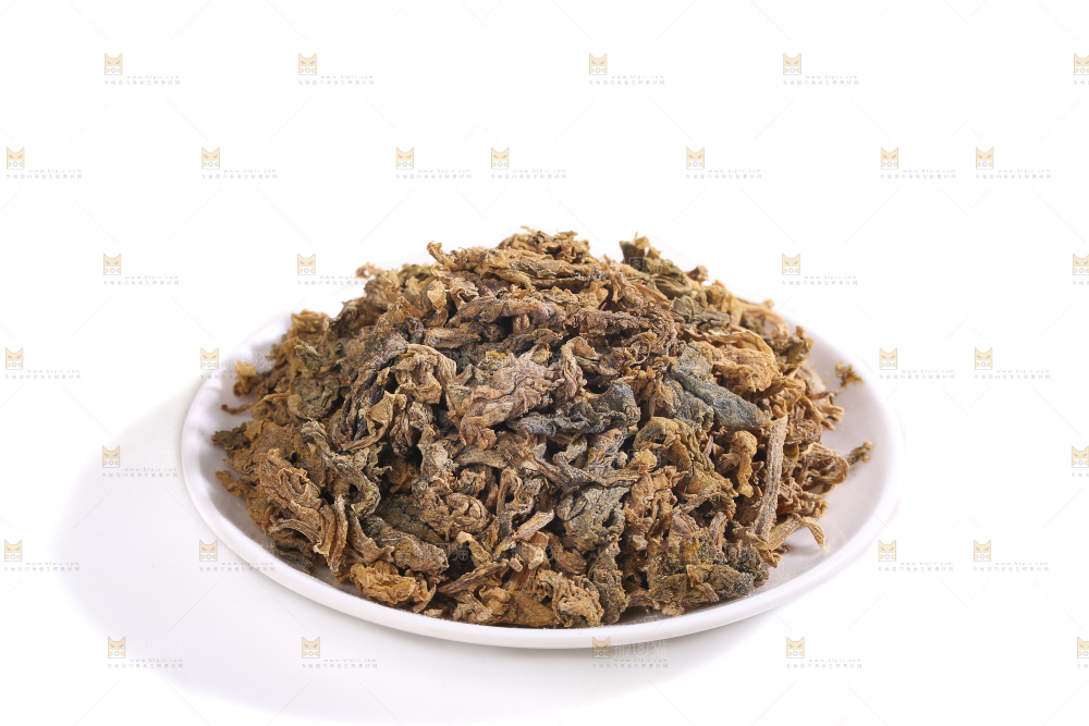 白底上的梅干菜