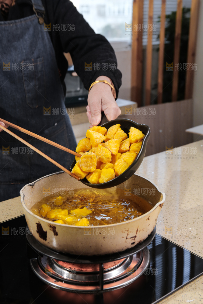 炸土豆块
