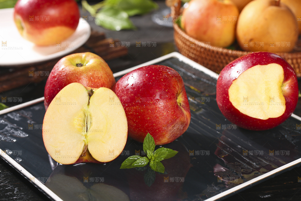 深底上的高原红苹果
