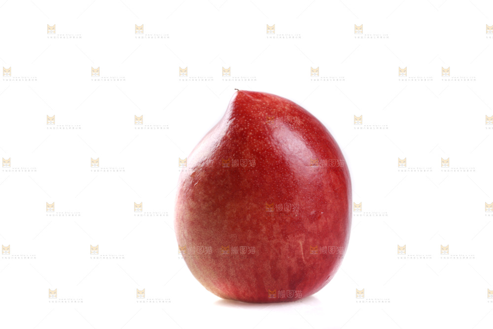 白底上的桃驳李
