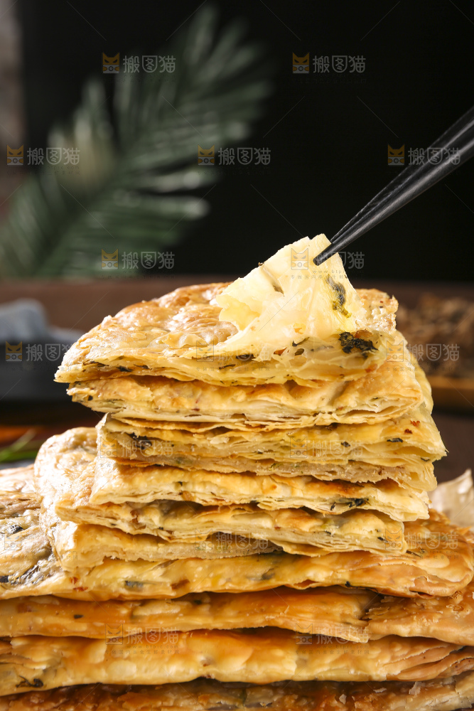 深底上的锅盔