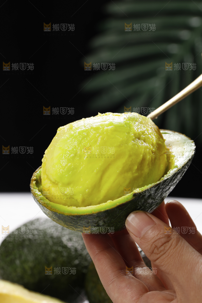 浅底上的巨无霸牛油果