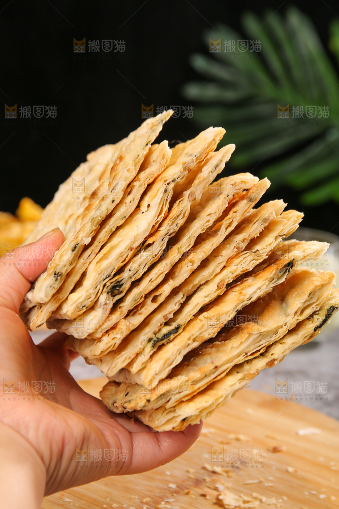 深底上的锅盔