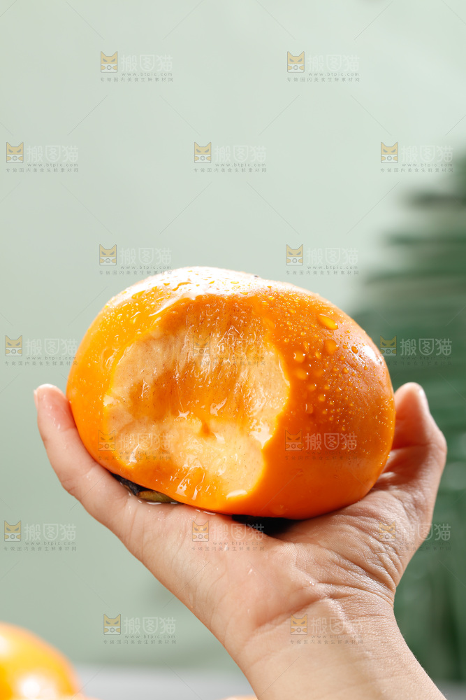深底上的巧克力脆柿