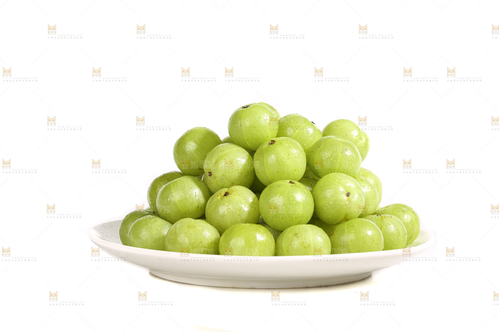 白底上的潮汕油甘果