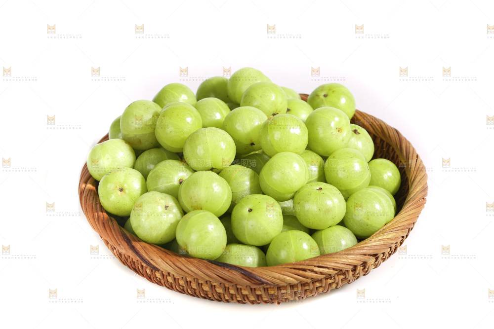 白底上的潮汕油甘果