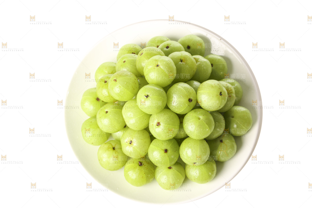 白底上的潮汕油甘果