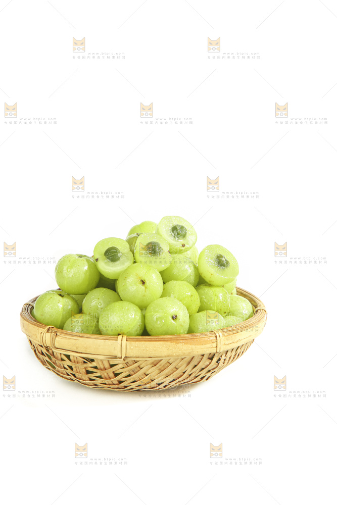 白底上的潮汕油甘果