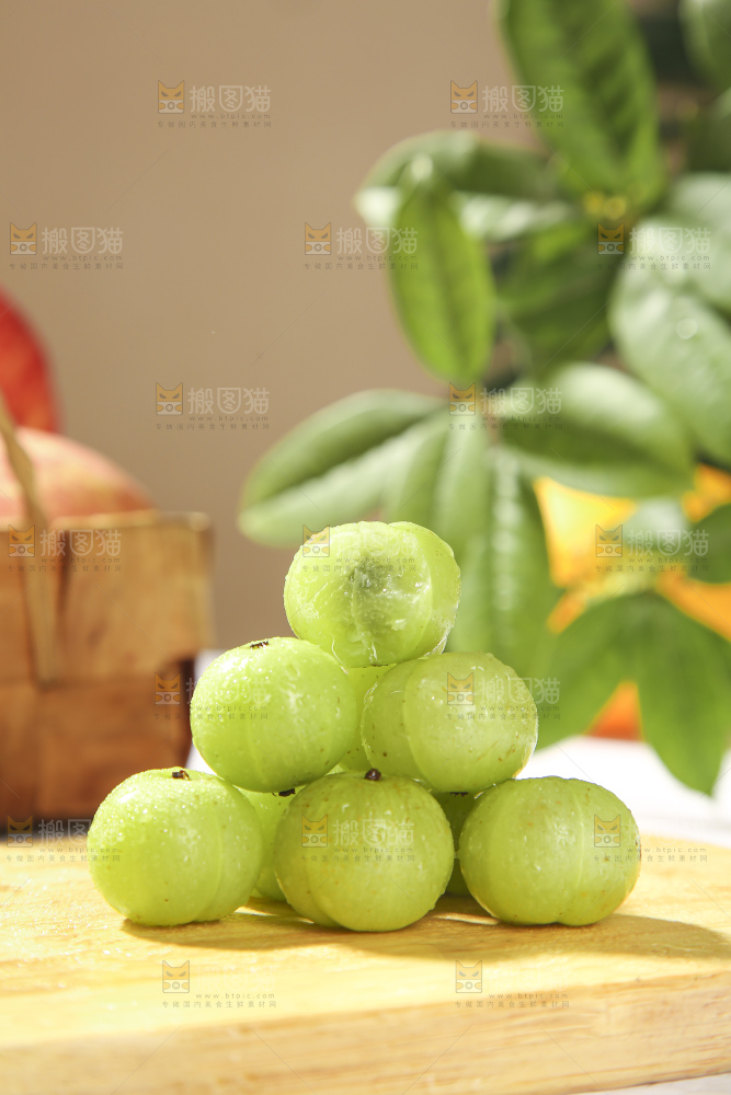 浅底上的油甘果