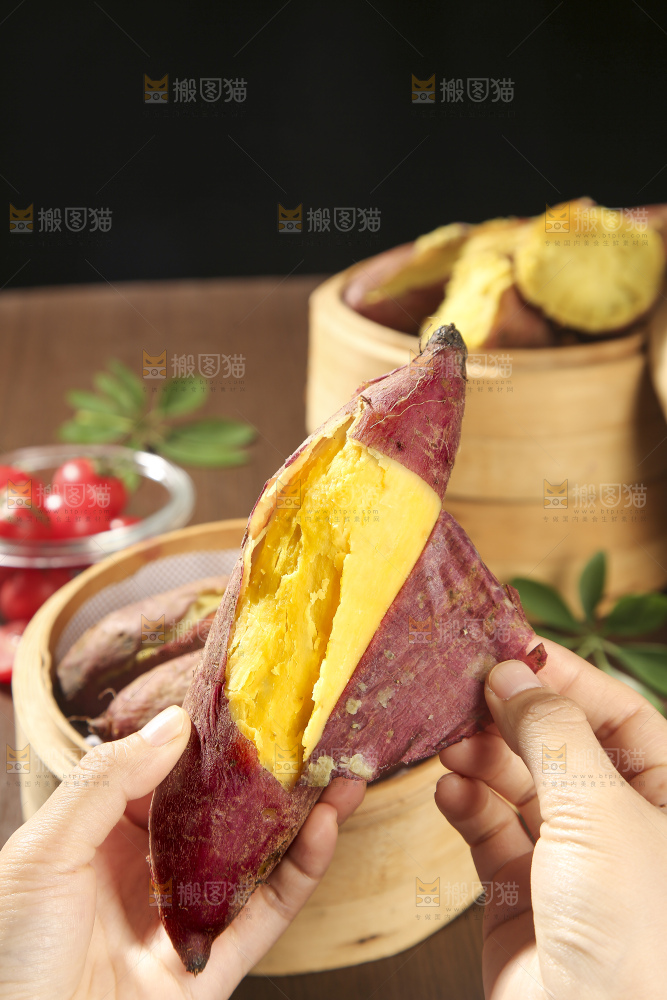 深底上的板栗红薯