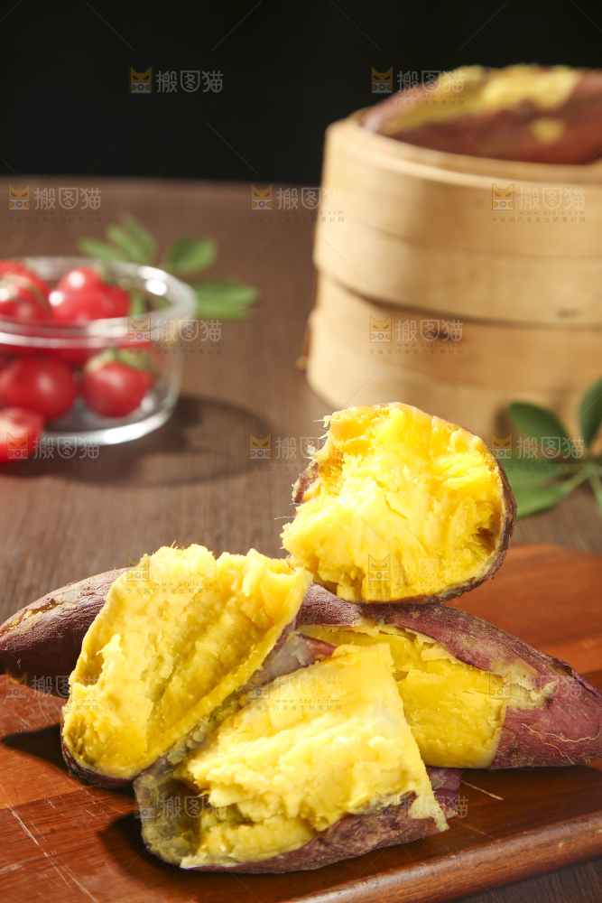 深底上的板栗红薯