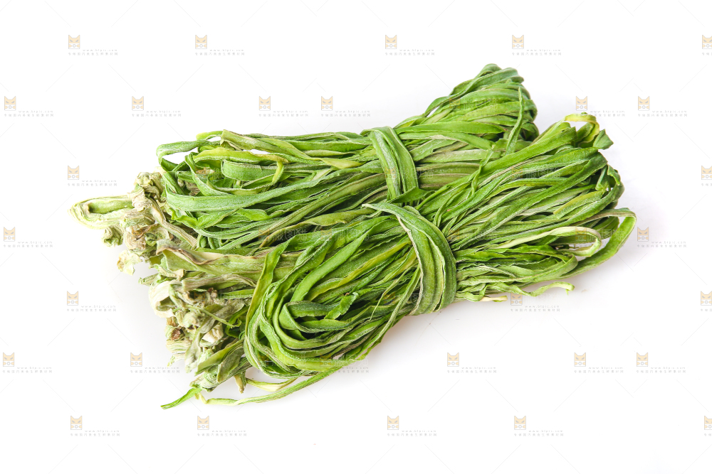 白底上的贡菜