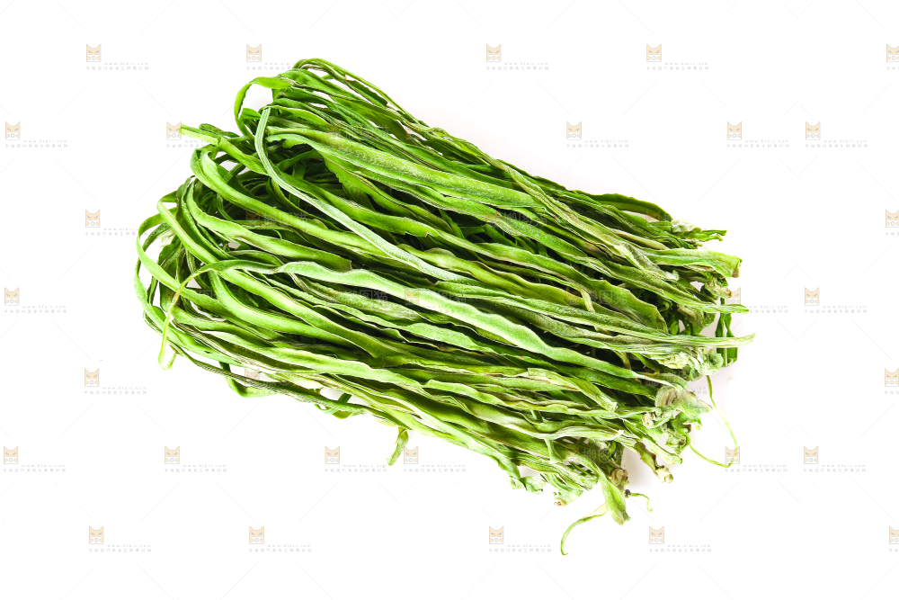 白底上的贡菜