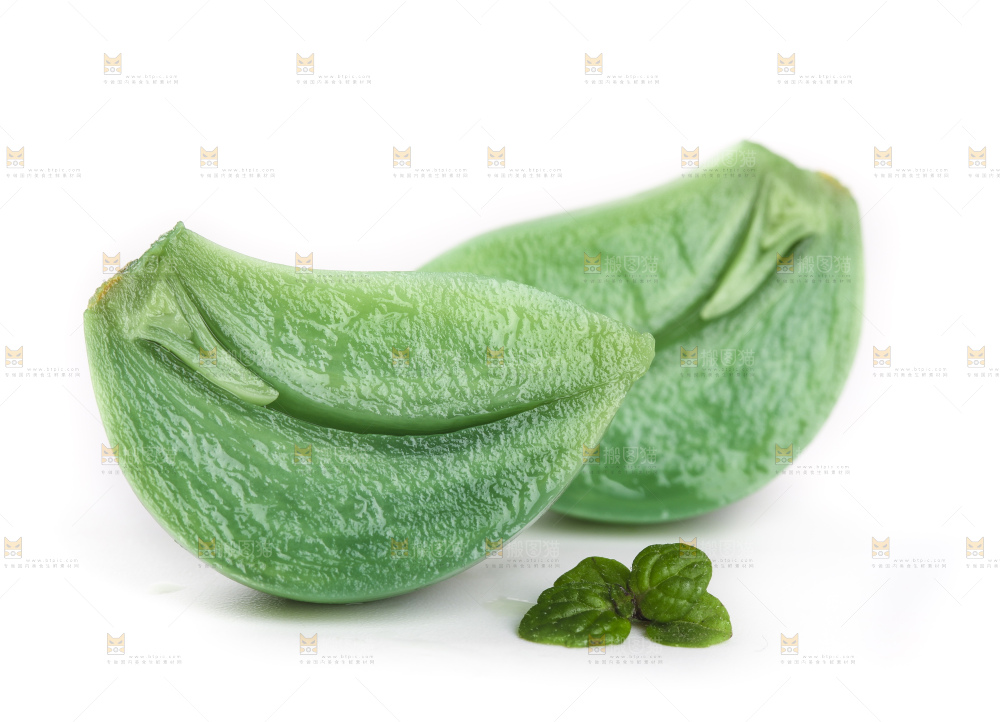 白底上的腊八蒜