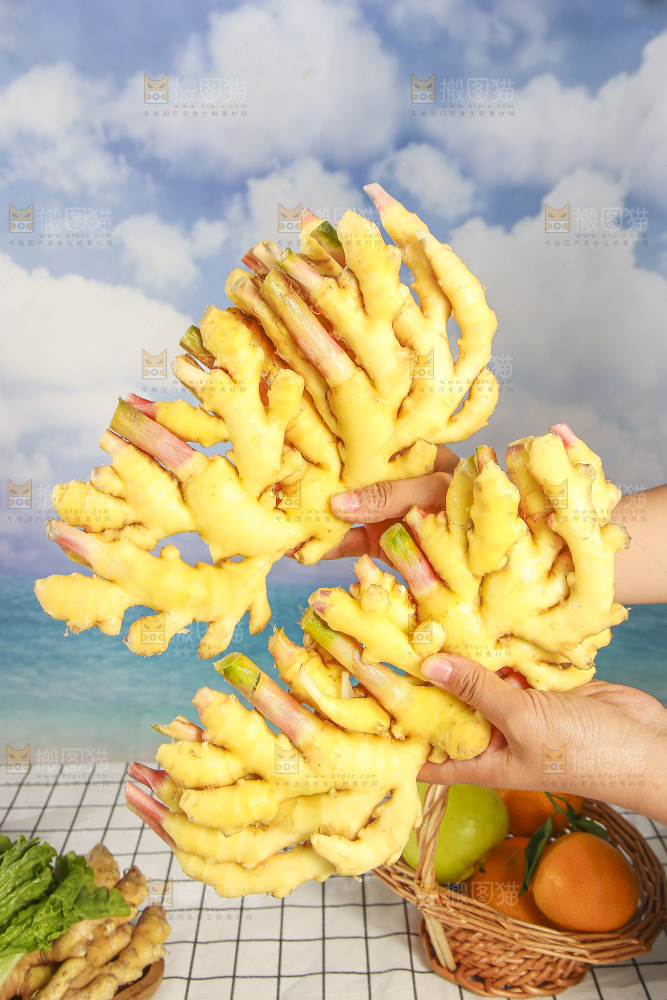浅底上的小黄姜