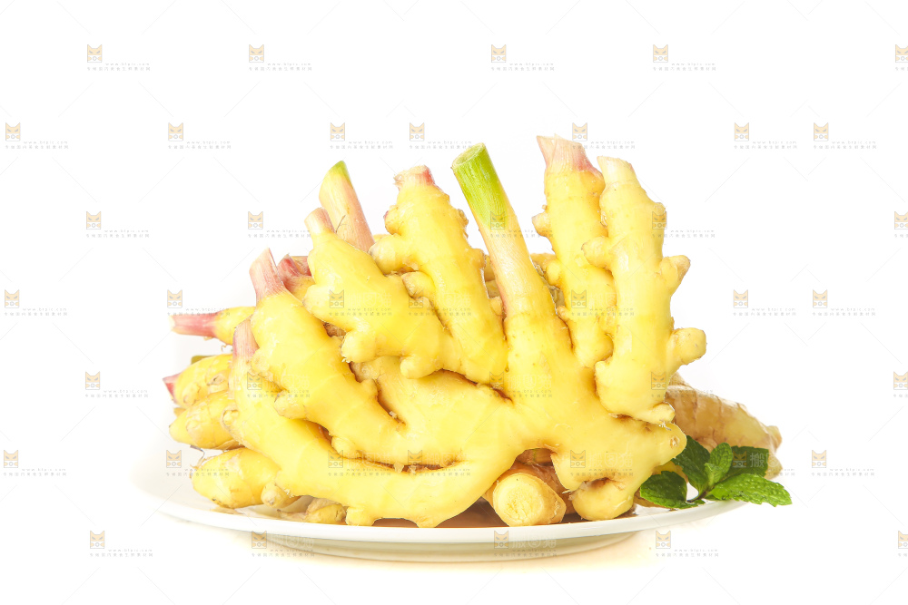 白底上的云南小黄姜
