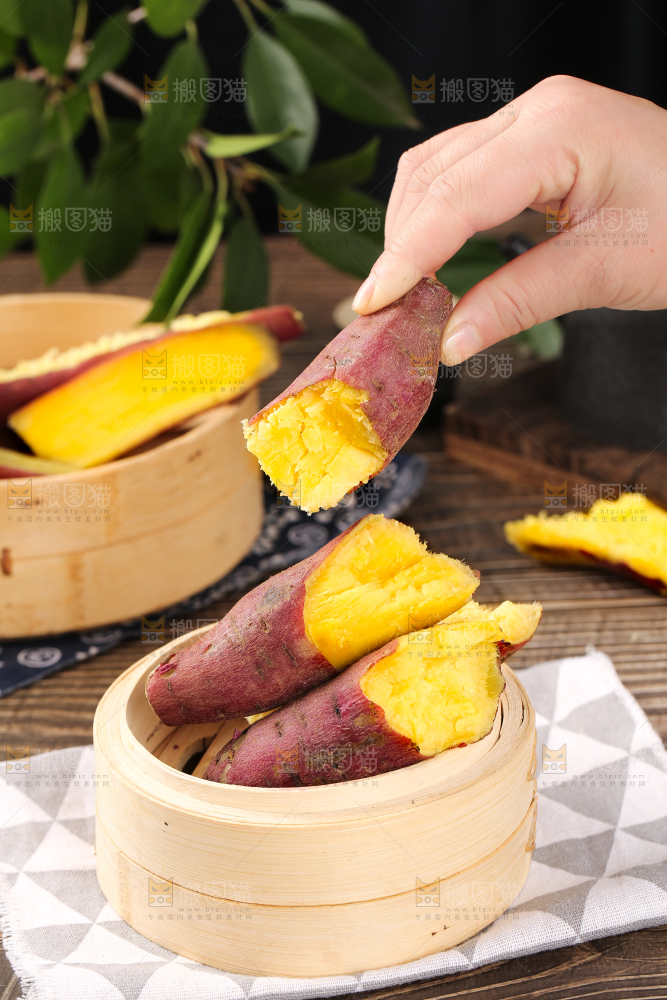 深底上的板栗红薯