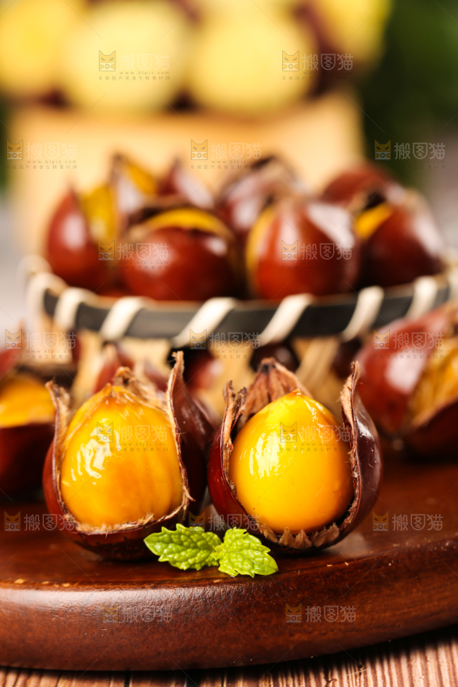 深底上的油锥栗