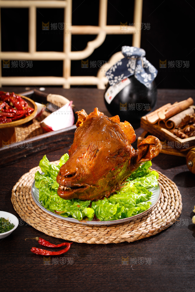 深底上的卤羊头