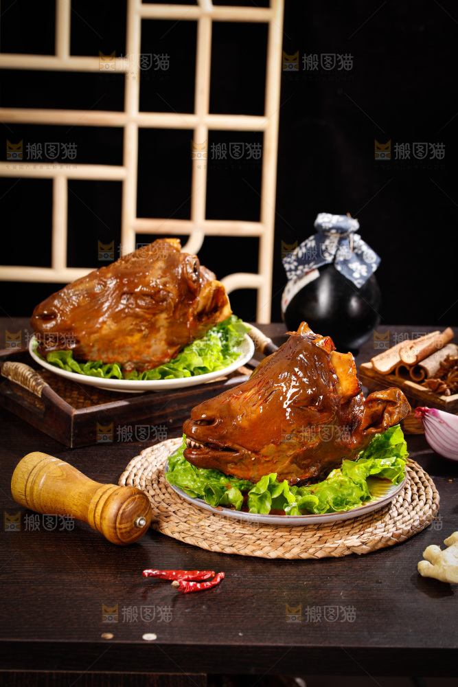深底上的卤羊头