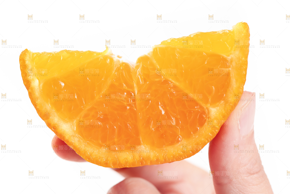 白底上的丑橘