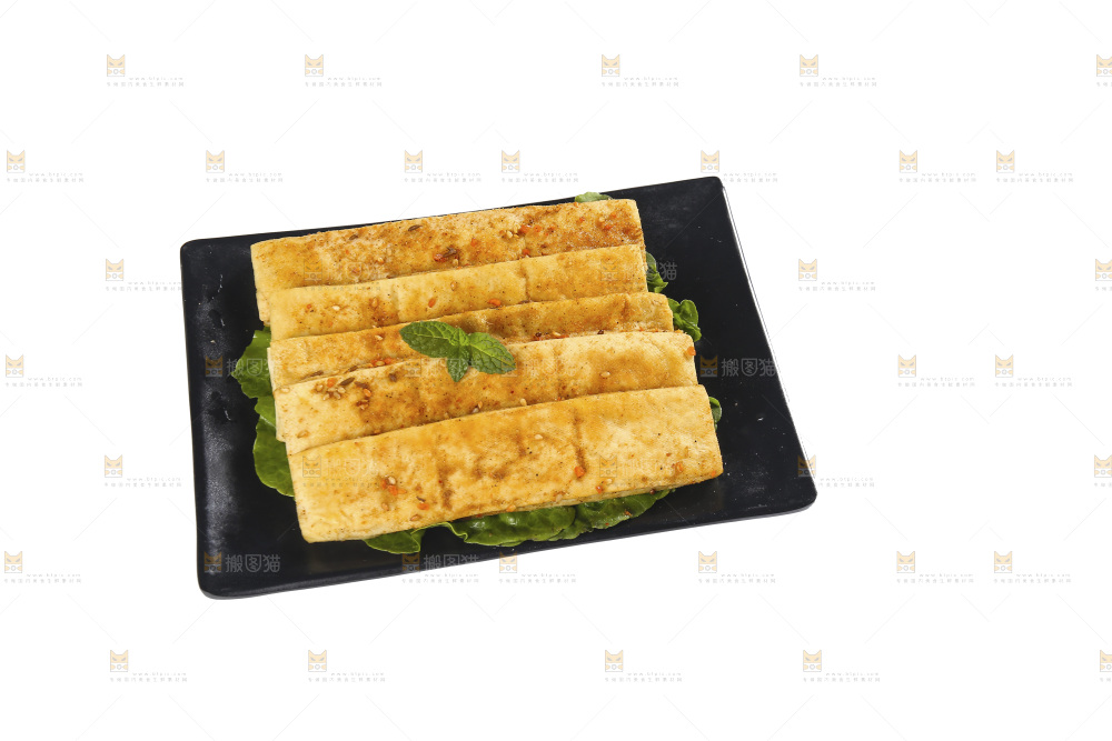 白底上的包浆豆腐