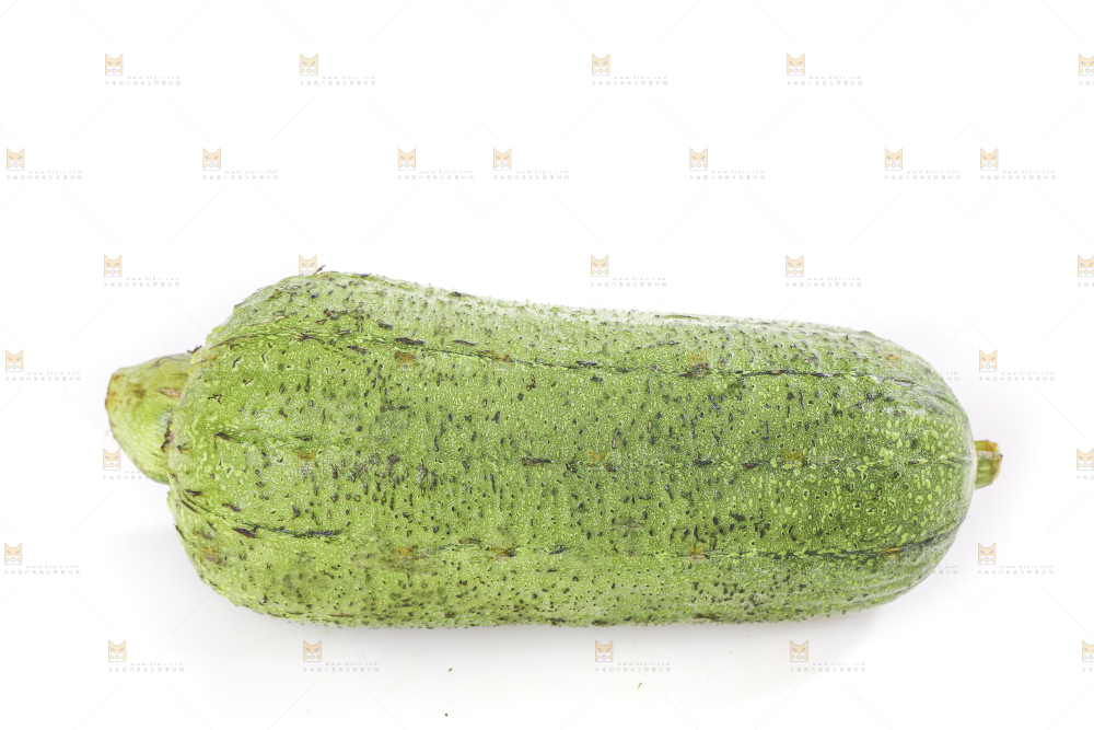 白底上的肉丝瓜