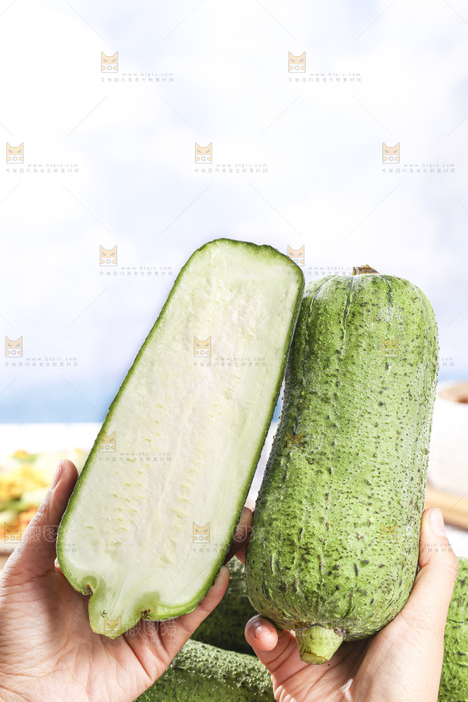 浅底上的肉丝瓜