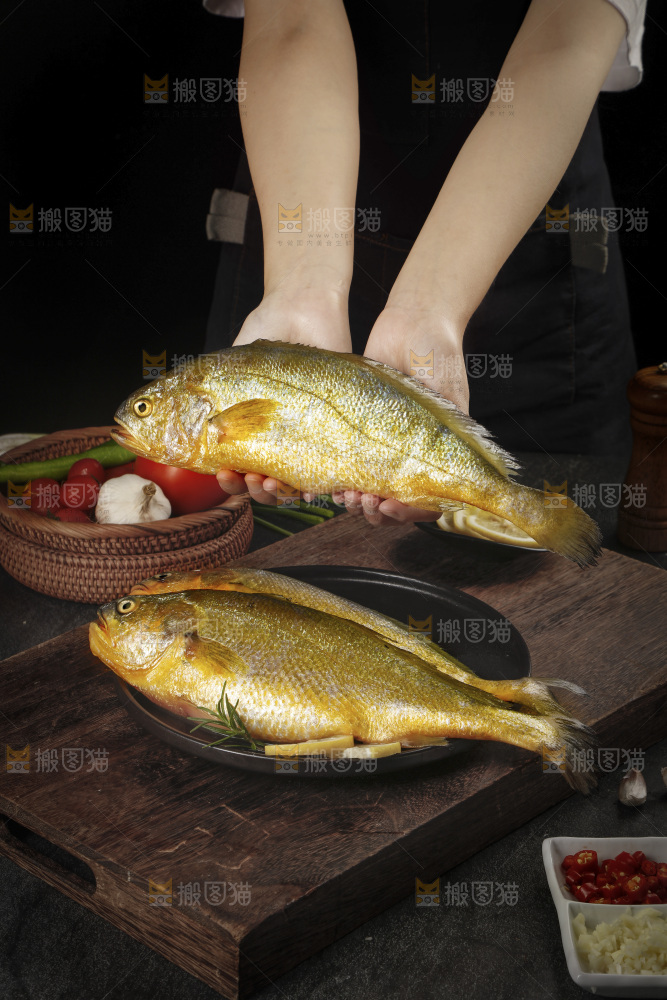 深底上的大黄鱼