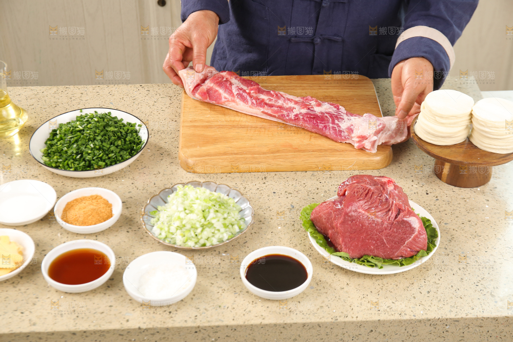 手工牛肉饺子制作