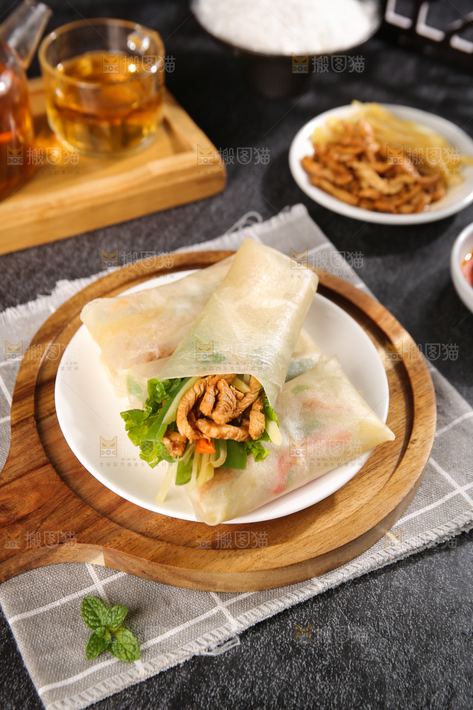 深底上的筋饼卷