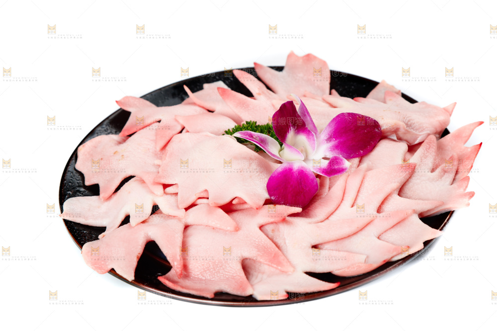 白底上的鸡冠子
