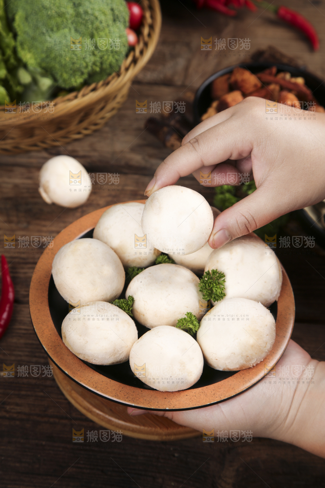 深底上的口蘑