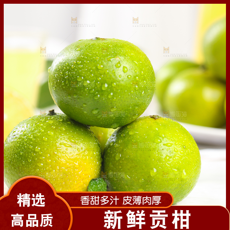 白底上的武鸣皇帝柑