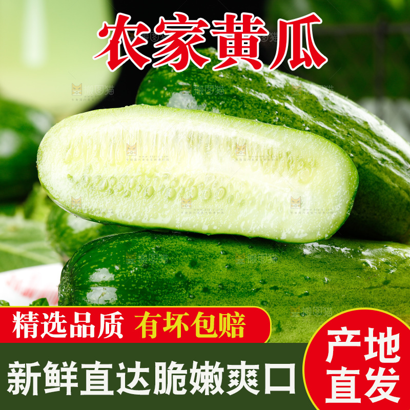 盘子里放着黄瓜