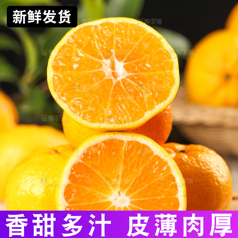 木底上摆放着椪柑