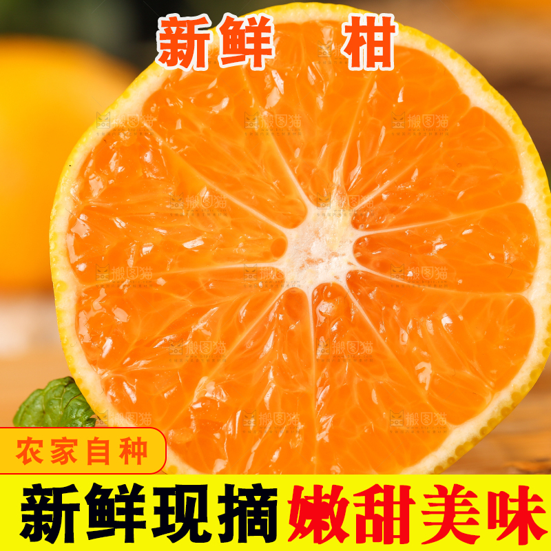 木底上摆放着椪柑