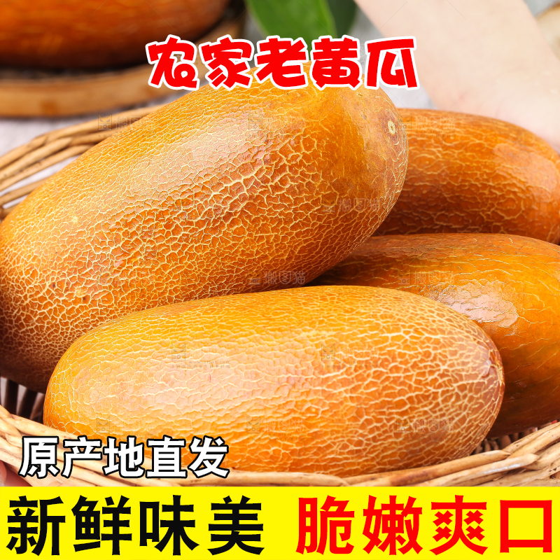 篮子里装着黄皮黄瓜