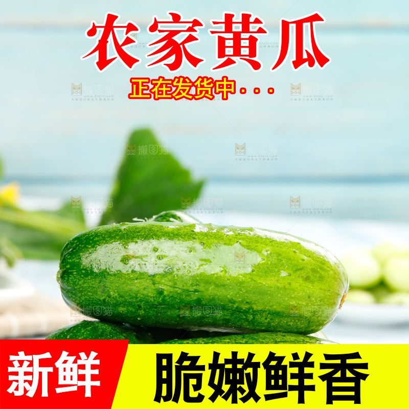 碟子里放着黄瓜