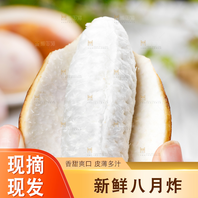 手里拿着八月瓜