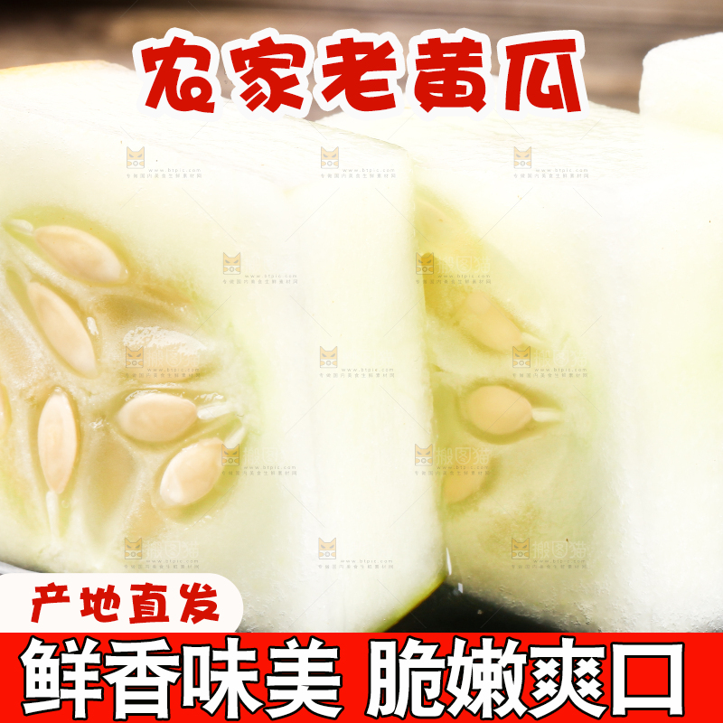 深底上摆放着老黄瓜