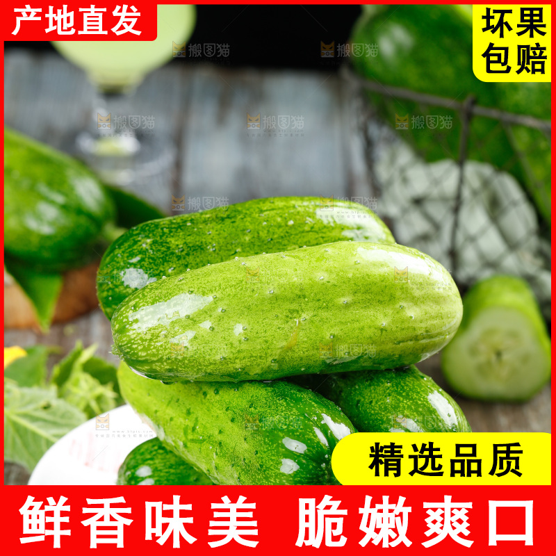盘子里放着黄瓜