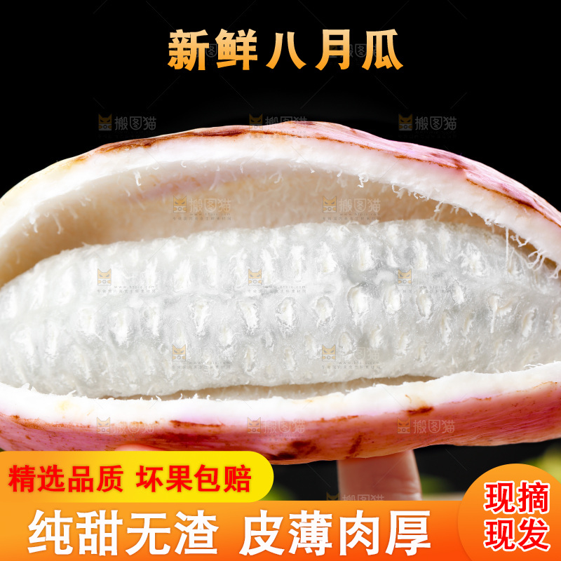 手里拿着八月瓜
