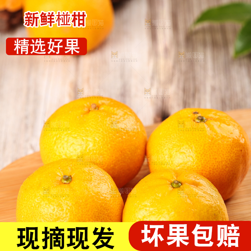 木底上摆放着椪柑